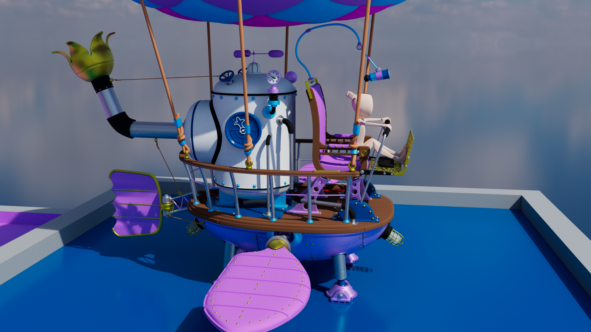 3D Hard Body Rigging Animation